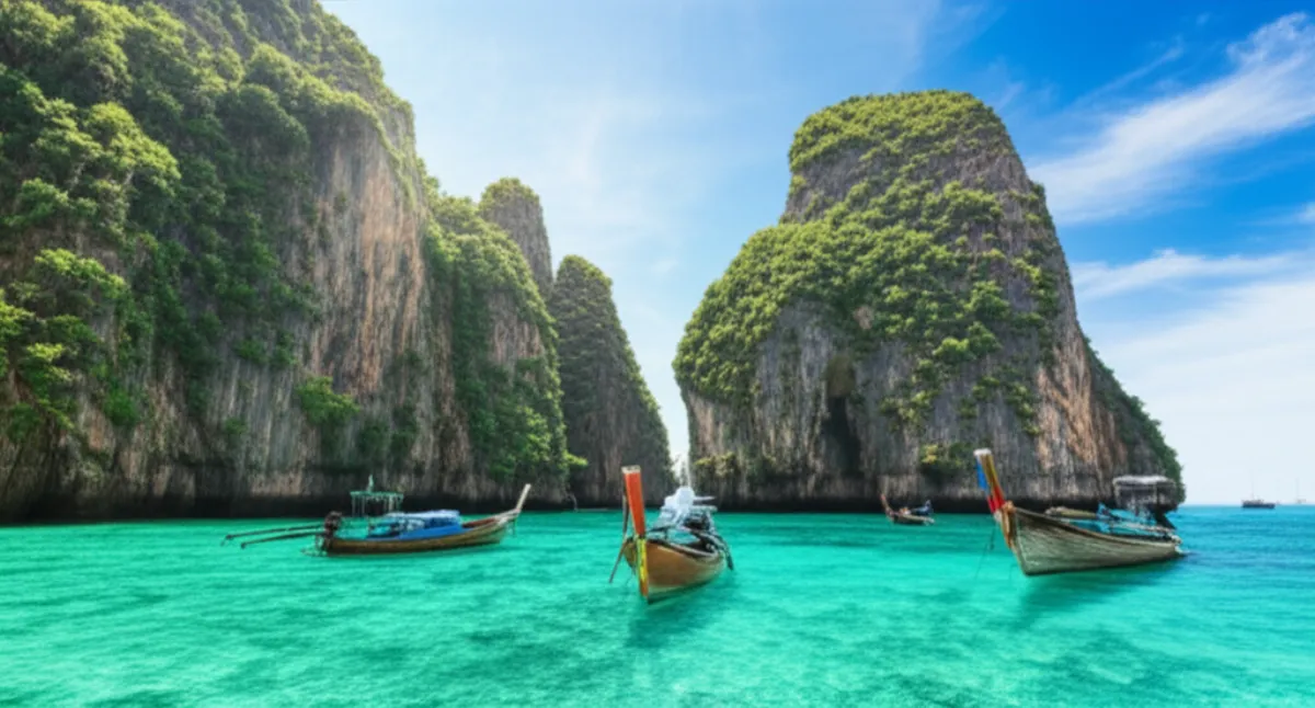 Острова Пхи-Пхи — известняковые скалы и бирюзовая вода