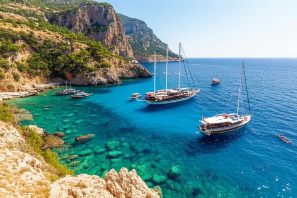 Анталья — бирюзовое побережье Средиземного моря